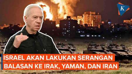 Menhan Israel Sebut Lakukan Serangan Balasan ke Irak, Yaman dan Iran