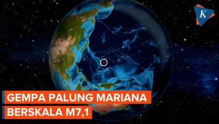 Palung Mariana Diguncang Gempa M7,1, Besar tapi Tak Merusak