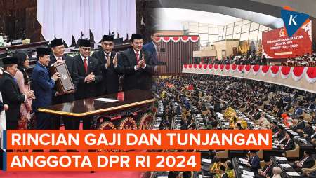 Daftar Lengkap Rincian Gaji dan Tunjangan Anggota DPR RI 2024-2029