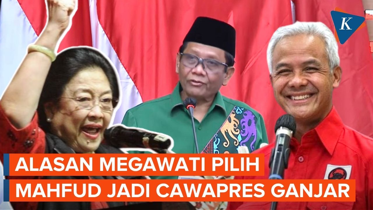 Megawati Ungkap Alasan Pilih Mahfud MD Jadi Cawapres Ganjar