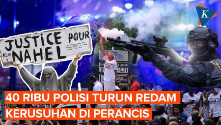 Kerusuhan Perancis Makin Besar, Puluhan Ribu Polisi Disiagakan