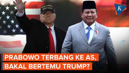 Prabowo Kunjungan ke AS, Bakal Bertemu Trump yang Menang Pilpres?