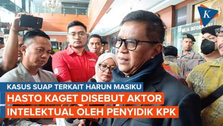 Hasto Kaget Disebut Aktor Intelektual Suap Harun Masiku oleh Penyidik KPK