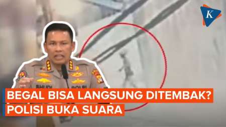 Begal Bisa Langsung Ditembak? Polisi Buka Suara