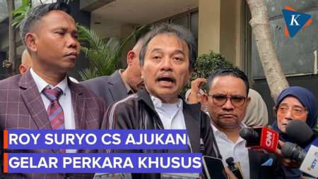 Roy Suryo CS Datangi Polda Untuk Ajukan Gelar Perkara Khusus