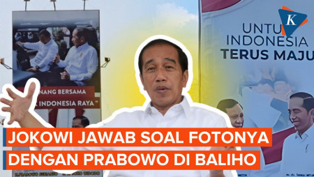 Jokowi Buka Suara soal Fotonya di Baliho Bersama Prabowo