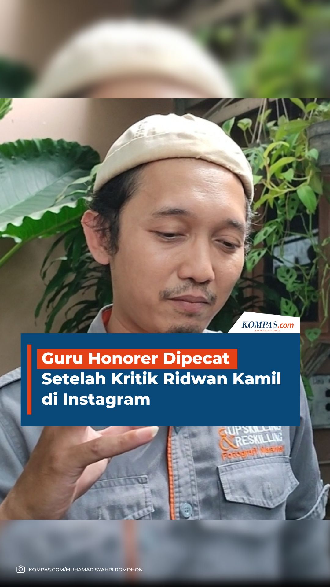 Guru Honorer Dipecat Setelah Kritik Ridwan Kamil di Instagram