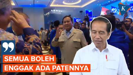 Mirip Nama Kabinetnya, Jokowi Tak Masalah Koalisi Prabowo Ganti Jadi Koalisi Indonesia Maju