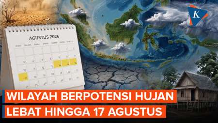 Hujan Lebat Masih Mengintai, Ini Prediksi BMKG Hingga 17 Agustus 2026