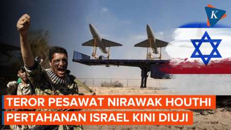 Sistem Pertahanan Israel Diuji, Pesawat Nirawak Houthi Bisa Tebar Teror Lagi