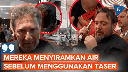 Relawan Flotilla Italia Ungkap Kekejian Israel, Ditembak Peluru Karet dan Dipopor Senapan!