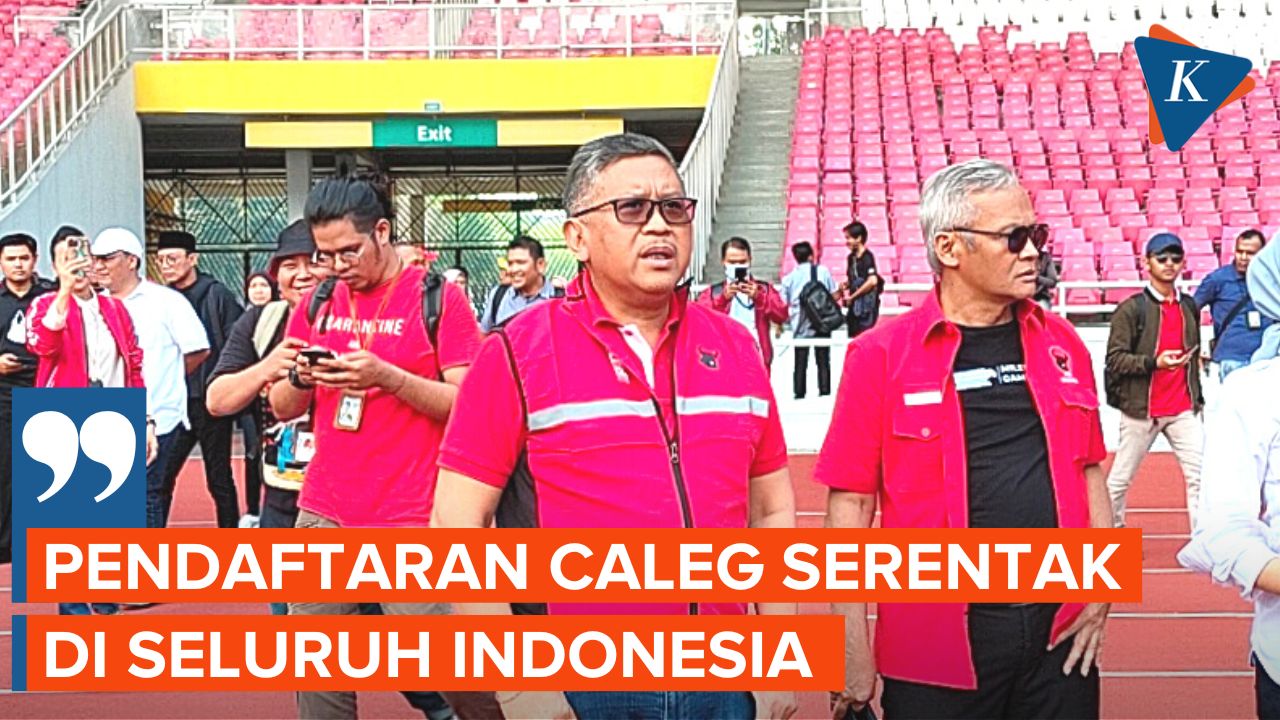 PDI-P Daftarkan Caleg Serentak ke KPU pada 11 Mei