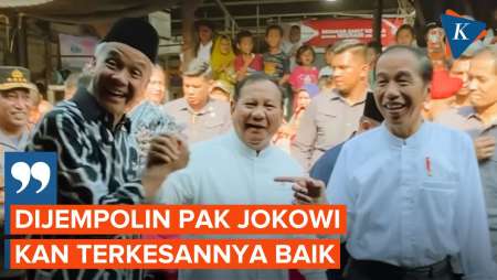 Respons Ganjar soal Acungan Jempol Jokowi