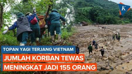 Topan Yagi Sebabkan Banjir dan Longsor di Vietnam, Korban Tewas…