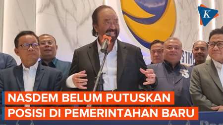 Surya Paloh Belum Putuskan Posisi Nasdem di Pemerintahan Prabowo-Gibran