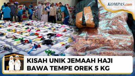 Jemaah Haji Ketahuan Bawa Tempe Orek 5 Kg, Terbongkar Di Bandara Jeddah