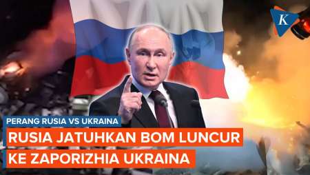 Rusia Jatuhkan Bom Luncur di Ukraina, Picu Kebakaran Hebat!