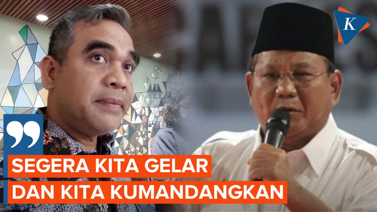 Gerindra Segera Mendeklarasikan Prabowo Subianto sebagai Calon Presiden