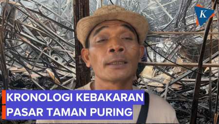 Kronologi Kebakaran Pasar Taman Puring Jaksel, Api Diduga dari Toko Baju