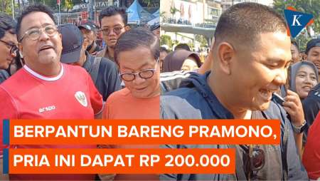 Adu Pantun Bareng Pramono, Warga Ini Dapat Uang Rp 200.000