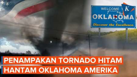 Tornado Dahsyat Terjang Amerika, Rumah-rumah Di Oklahoma Disapu Angin