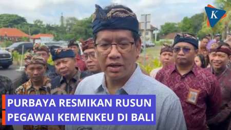 Purbaya Resmikan Rusun Pegawai Kemenkeu Di Bali, Tarif Sewa Cuma Rp 300.000