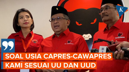 Batas Usia Capres-Cawapres Digugat Jadi 35 Tahun, PDI-P: Kembalikan ke UUD 1945