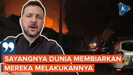 Rusia Kembali Gempur Ukraina, Zelensky: Dunia, Sayangnya Membiarkan Mereka Melakukannya