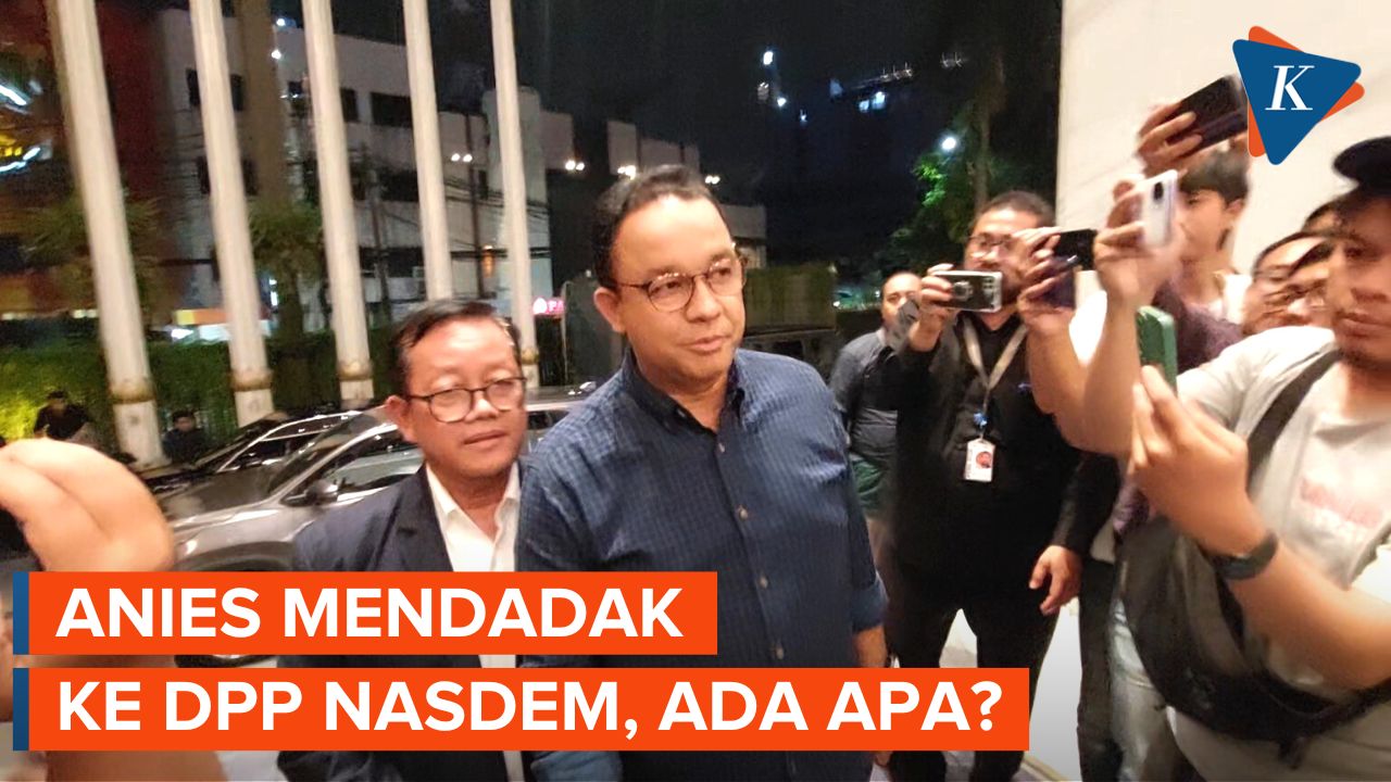 Anies Baswedan Sambangi Nasdem Tower Usai Johnny G Plate Jadi Tersangka