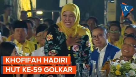 Khofifah Indar Parawansa Hadiri HUT Ke-59 Golkar