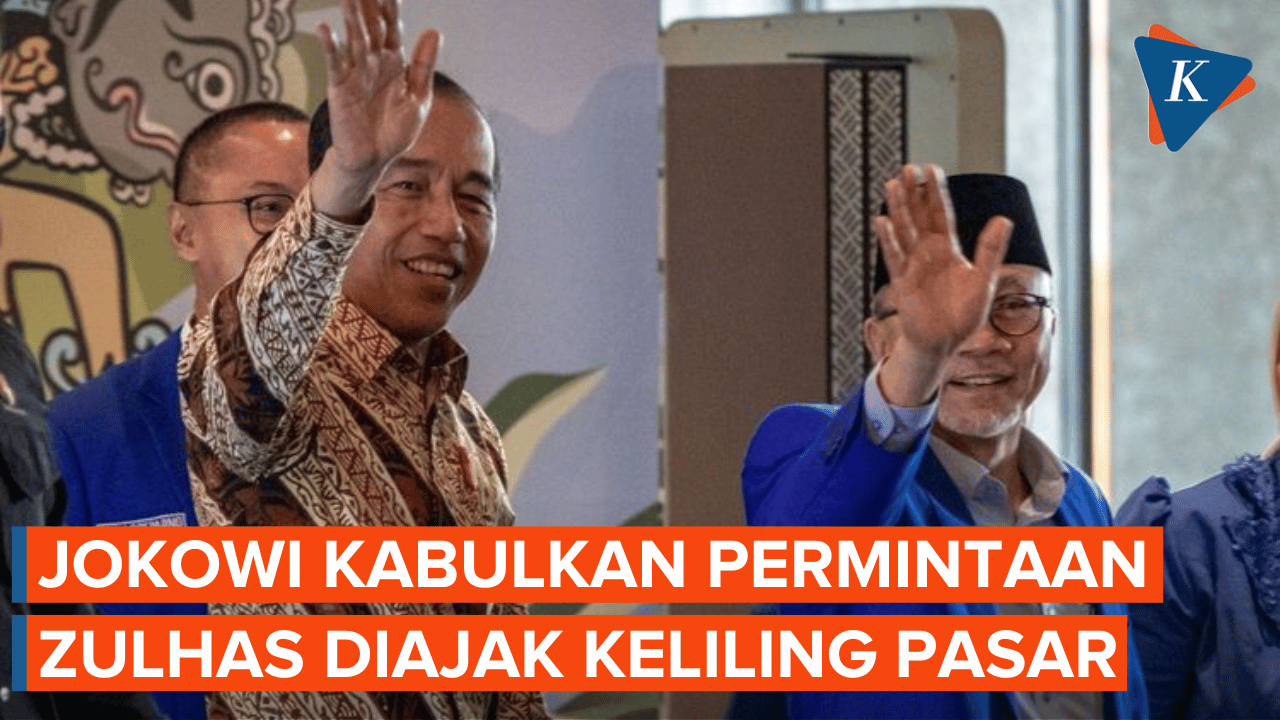 Jokowi Janji Bakal Ajak Zulhas Blusukan ke Pasar
