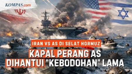 Kapal Perang AS “Takut” Masuk Lawan Iran di Selat Hormuz, Bisa Ulangi Kesalahan Era 2000