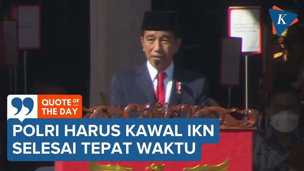 Jokowi Minta Polri Kawal Pembangunan IKN Nusantara