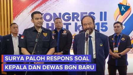 Tanggapan Surya Paloh Soal BGN Dan MBG Usai Nanik Mundur
