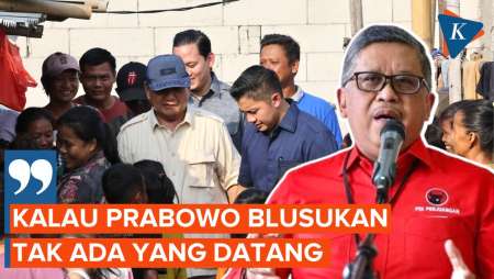 Saat Hasto Singgung Beda Blusukan Ganjar dan Prabowo…