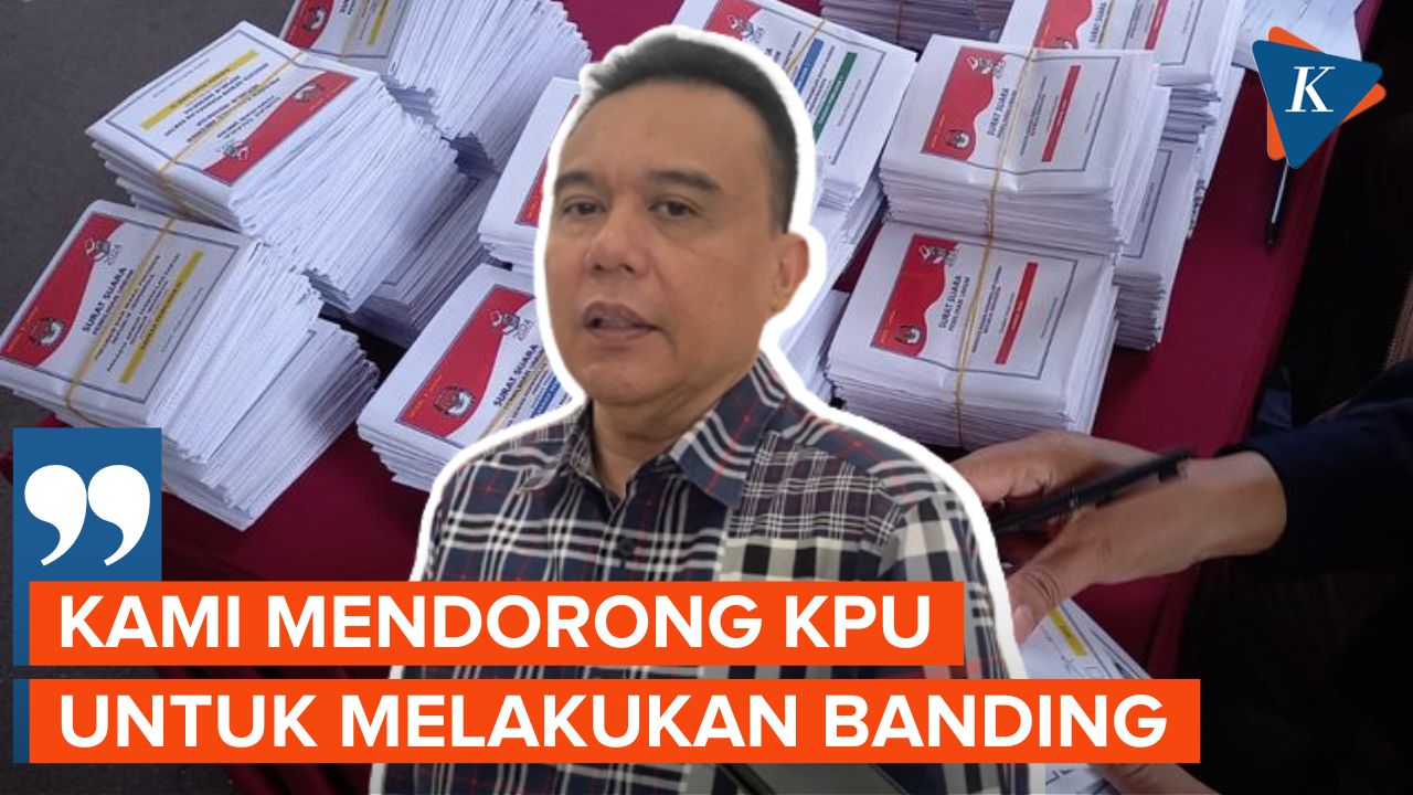Soal Putusan PN Jakpus Tunda Pemilu, Gerindra Setuju KPU Ajukan Banding