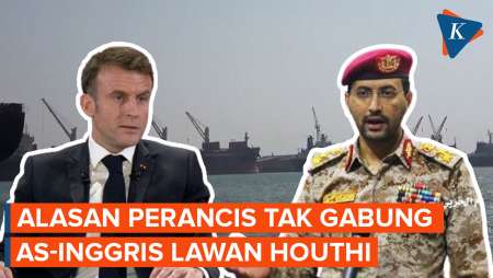 Perancis Tidak Gabung AS-Inggris Serang Houthi, Kenapa?