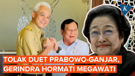 Gerindra Hormati Keputusan Megawati untuk Tolak Duet Prabowo-Ganjar