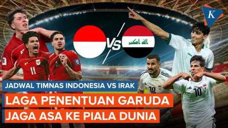 Jadwal Timnas Indonesia Vs Irak, Laga Hidup Mati Minggu Dini Hari