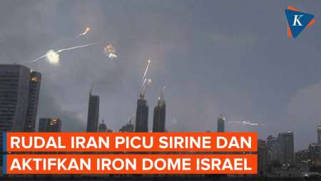 Sirene Terdengar di Tel Aviv dan Yerusalem Saat Rudal Iran Menembus Iron Dome Israel