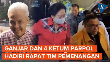 Full Team, Megawati dan Ganjar Pranowo Hadiri Rapat Mingguan Koalisi, Bahas Apa Saja?