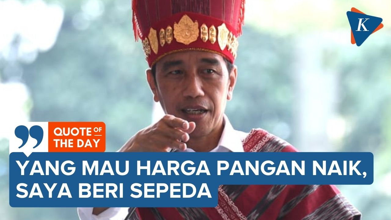 Jokowi Tawarkan Beri Sepeda jika Ada Warga yang Ingin Harga Pangan Naik