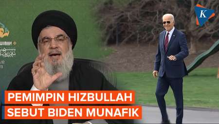 Pemimpin Hizbullah Kecam Biden soal Perang di Gaza, Disebut Munafik