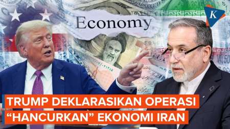 Trump Deklarasikan "Penghancuran" Ekonomi Iran, Begini Teheran Merespons!