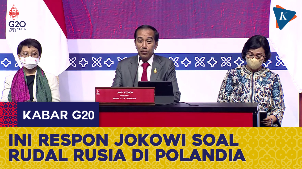 Presiden Joko Widodo Tanggapi Serangan Misil yang Jatuh di Polandia