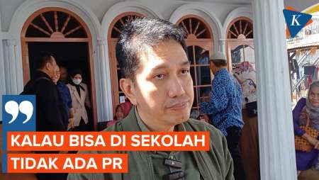 Kun Wardana Ingin Anak Sekolah Bebas dari PR