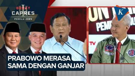 Lagi-lagi, Prabowo Merasa Sependapat Dengan Ganjar