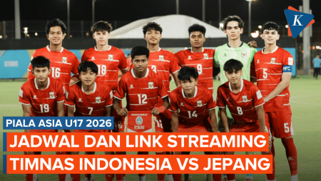 Jadwal Live Streaming Timnas Indonesia Vs Jepang di Piala Asia U17 2026