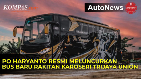 PO Haryanto Luncurkan Bus Baru Rakitan Trijaya Union