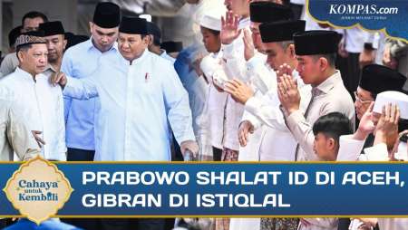 Momen Prabowo Shalat Id Di Aceh Tamiang, Gibran Pilih Di Masjid Istiqlal Jakarta